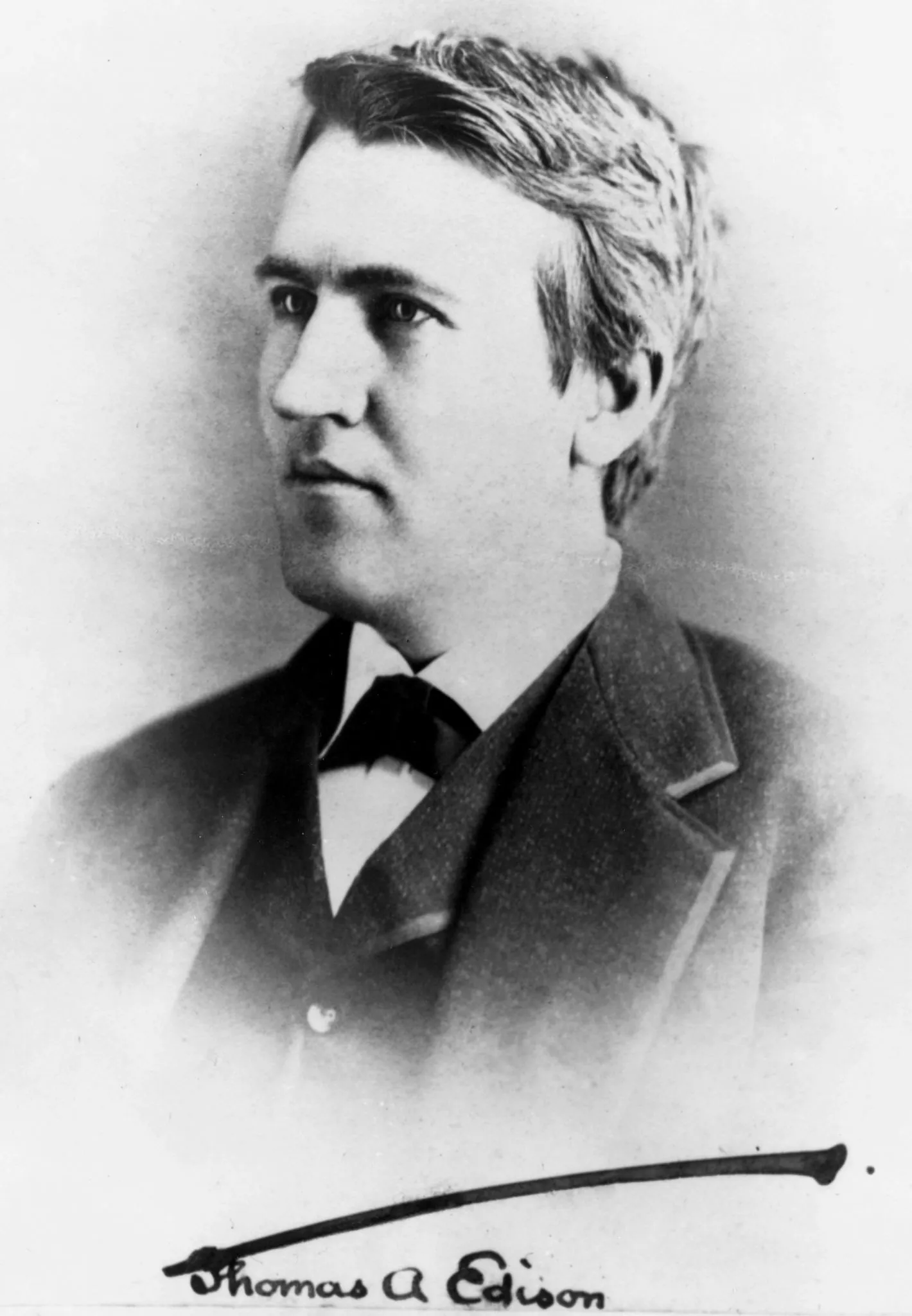 Thomas Edison em retrato da época.