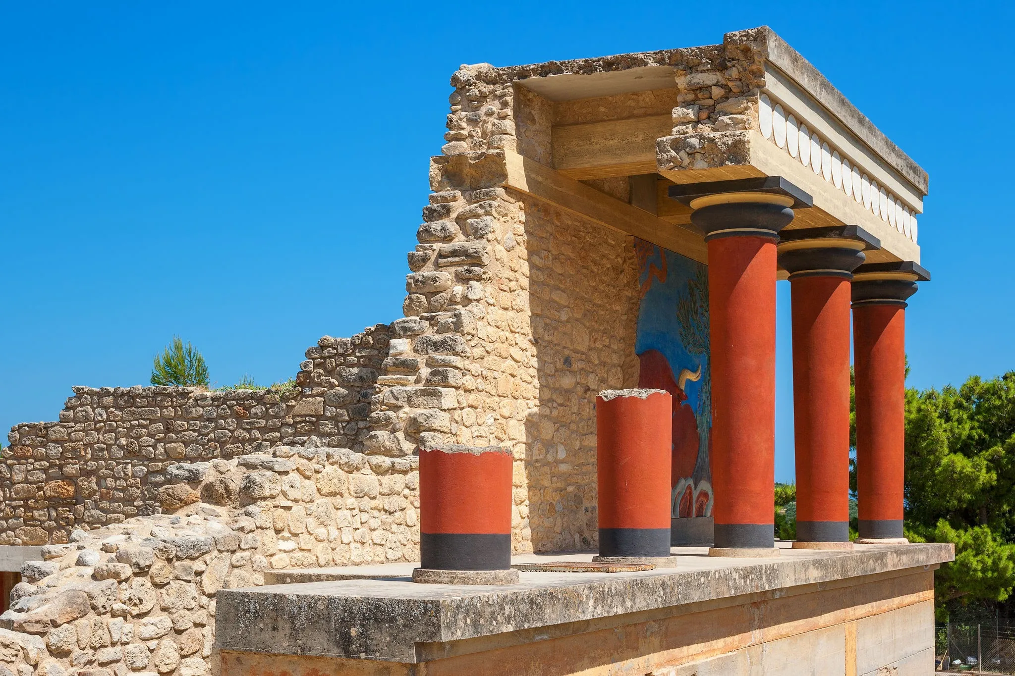Ruínas do Palácio de Cnossos, Creta.