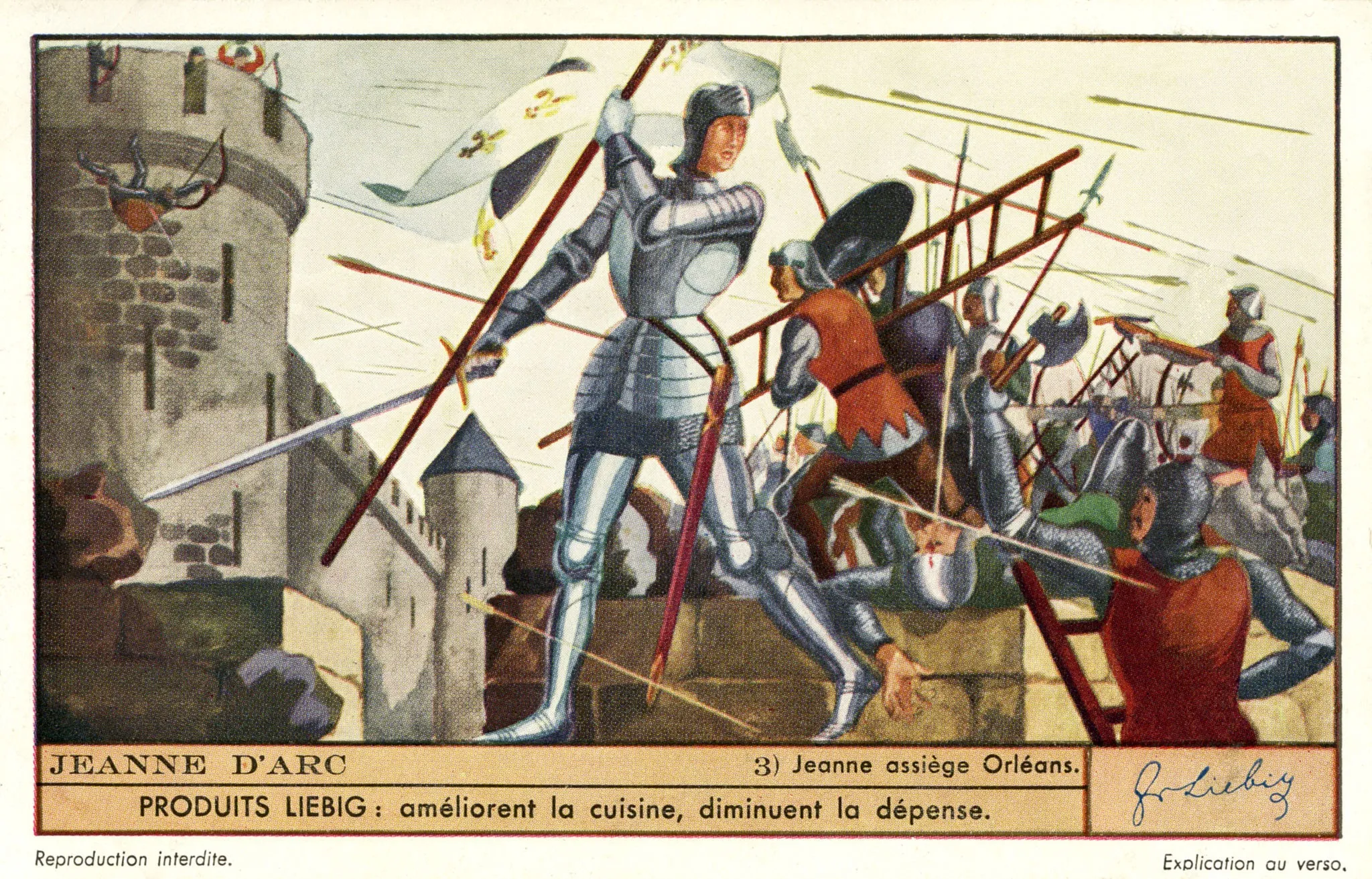 Joana d'Arc no Cerco de Orléans.