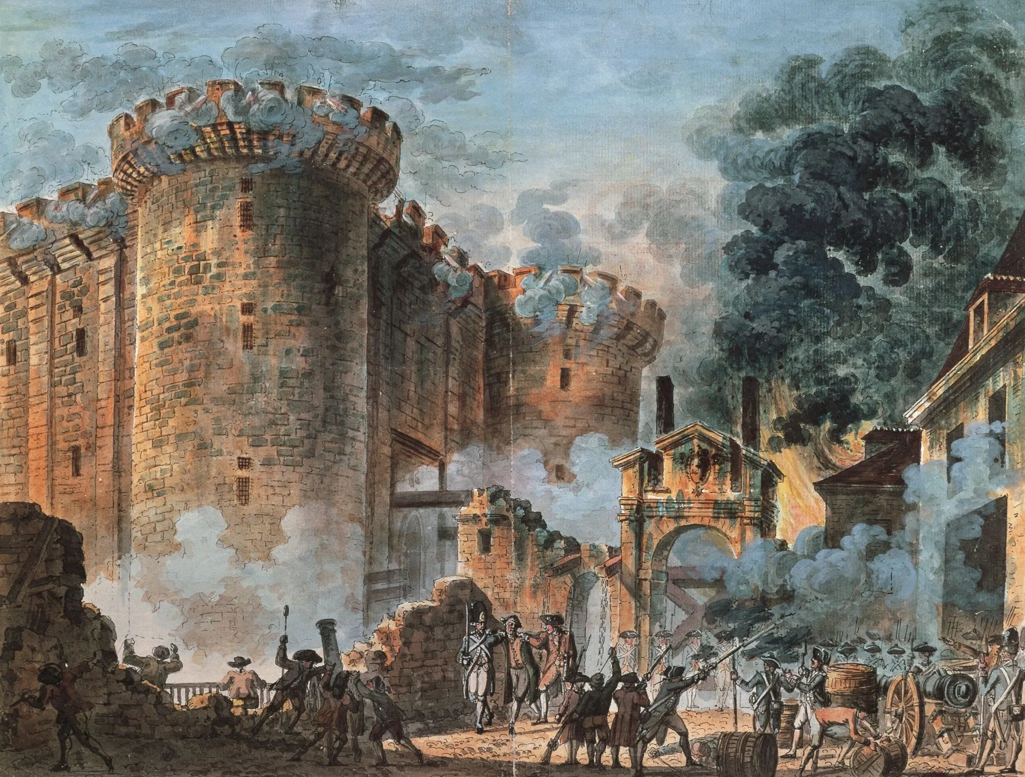 A Queda da Bastilha (14 de julho de 1789)..