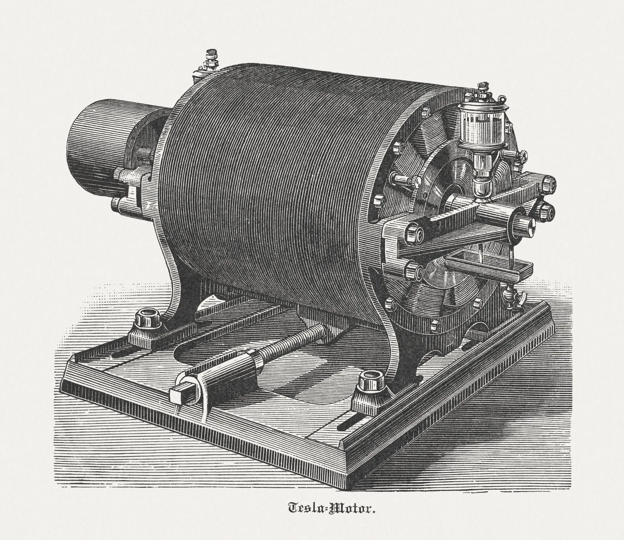 O revolucionário motor de indução de Tesla.