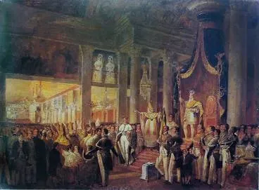 Sagração e Coroação de D. Pedro II (1841).
