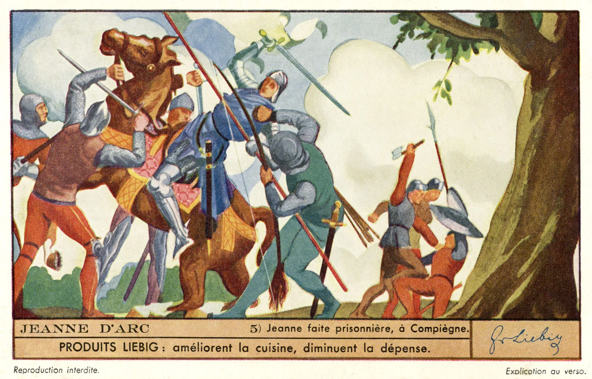A captura em Compiègne (23 de maio de 1430).