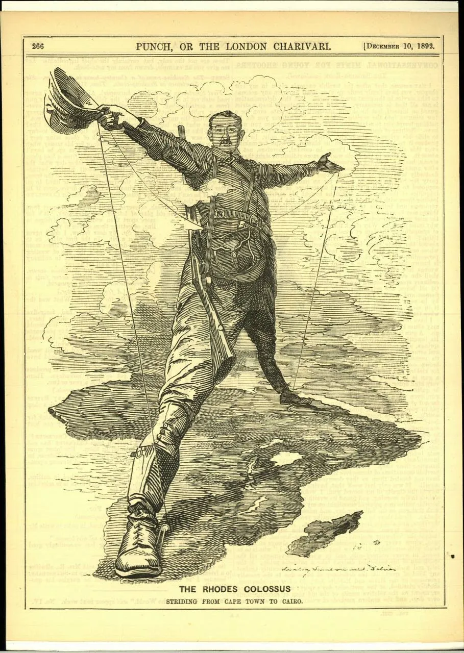 Charge 'The Rhodes Colossus' (1892).