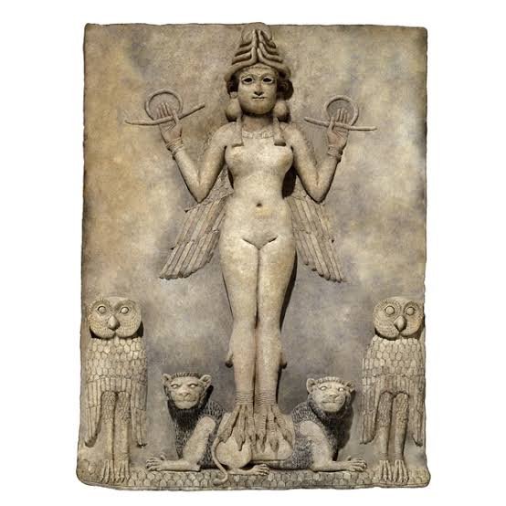 Relevo da Rainha da Noite (frequentemente associada a Ishtar).